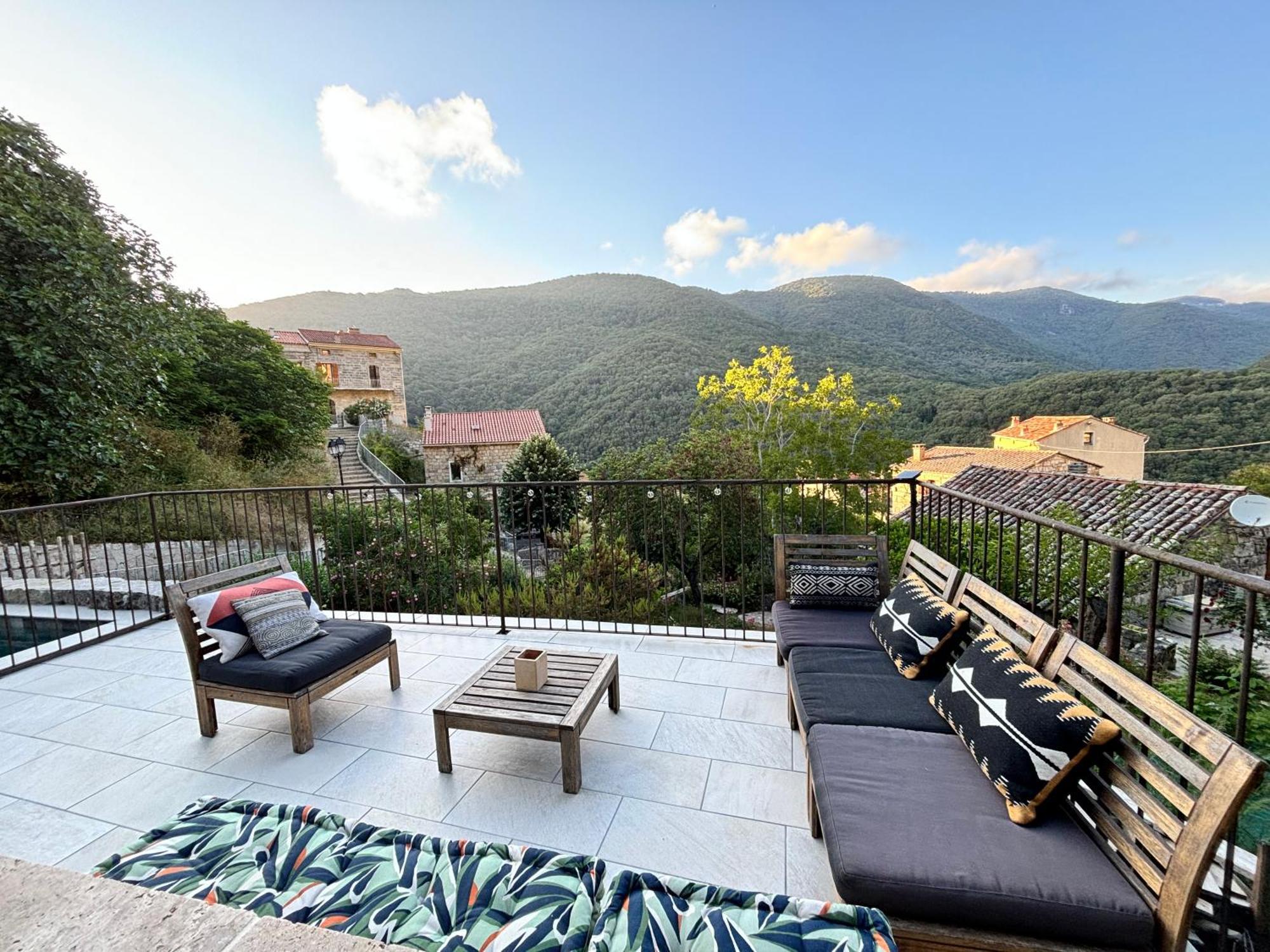 Casa Arena Authentique Maison De Village Avec Piscine Au Coeur De L'Alta Rocca - Zoza Exterior foto